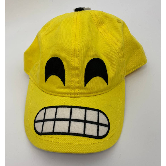 Emojinuity Snapback Style Baseball Cap Hat Yellow NEW One Size Emoji - Picture 1 of 6